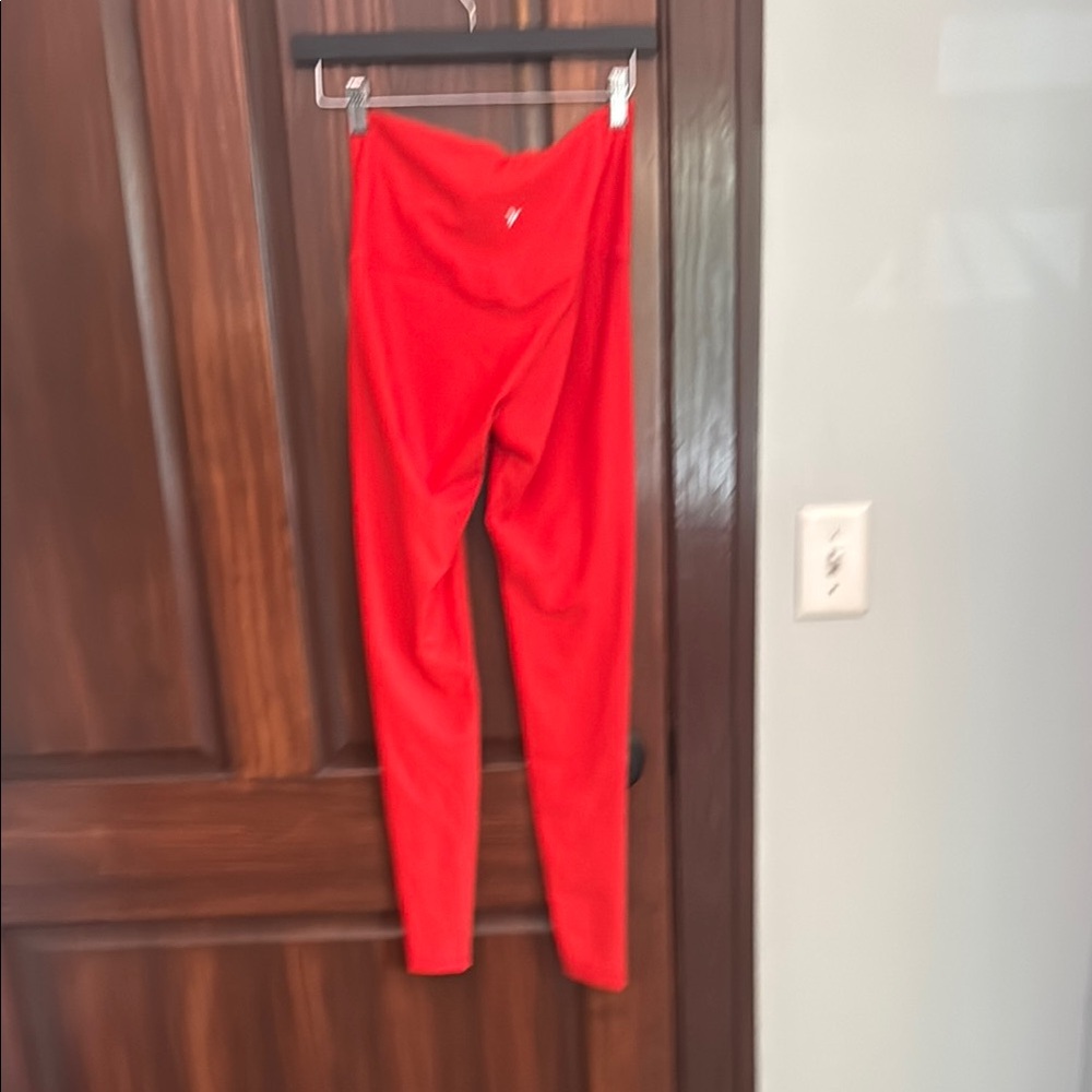 Old Navy Red Active Leggings & Strappy Tank Set - Picture 5 of 7